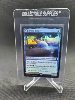 *LOOK* Bruce Banner Foil Mythic MTG Marvel Super Heroes *RARE* - Image 1
