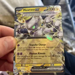 2023 Pokemon Paradox Rift Mewtwo ex 058/182 NM - Image 1