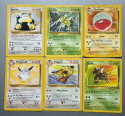 Pokemon Jungle Non Holo Rare Pokemon Card Bundle 27/64 26/64 18/64 24/64 25/84 - Image 1