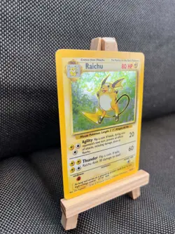 Raichu Holo 14/102 Pokemon Card Base Collection Set Good Condition - Image 2