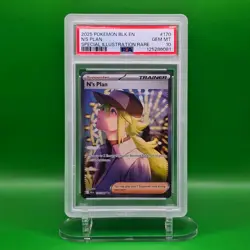 N's Plan 170/086 - PSA 10 - SV: Black Bolt Special Illustration Rare Pokemon TCG - Image 1