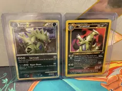 Pokemon Tyranitar Lot Neo Discovery 31/75 +HS Unleashed 26/95 Vintage Rare LP/MP - Image 1