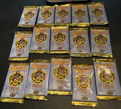 MTG Portal: Second Age - Original box opened & 15 sealed packages (AUTOGRAPHED) - Image 1