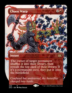 MTG Chaos Warp LP Light Play Double Masters 2022 [4072] - Image 1