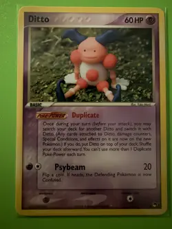Pokemon Pop Series 3 Ditto Mr. Mime 12/17 Near Mint Condition - Image 1