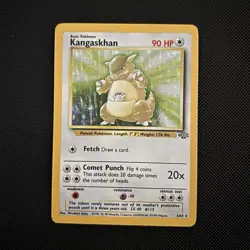 Kangaskhan 5/64 Jungle Holo Rare Unlimited Edition English Pokemon TCG 1999 - Image 1