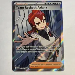 Pokemon TCG SV10 Destined Rivals Team Rocket's Ariana 224/182 FA Holo EN - Image 1