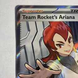 Pokemon TCG SV10 Destined Rivals Team Rocket's Ariana 224/182 FA Holo EN - Image 2