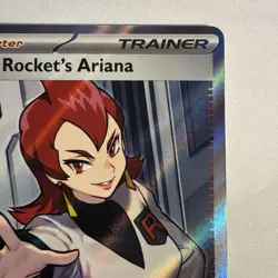 Pokemon TCG SV10 Destined Rivals Team Rocket's Ariana 224/182 FA Holo EN - Image 3