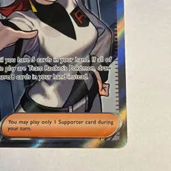 Pokemon TCG SV10 Destined Rivals Team Rocket's Ariana 224/182 FA Holo EN - Image 4