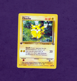 VINTAGE 1999 POKEMON PIKACHU 60/64 1st EDITION JUNGLE NM (P1) - Image 1