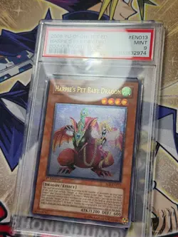 Yugioh PSA 9 Harpie's Pet Baby Dragon EOJ-EN013 1st Edition Ultimate Rare - Image 3
