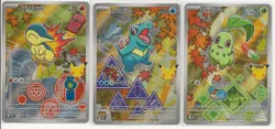 Pokemon TCG: First Partner Illustration Collection Series 2 - JOHTO GEN 2 SET - Image 1