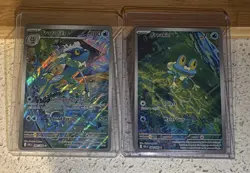 Frogadier And Froakie 89&88/86 IR Pokemon TCG Chaos Rising Illustration Rare - Image 1