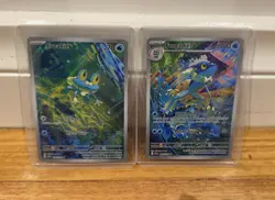 Frogadier And Froakie 89&88/86 IR Pokemon TCG Chaos Rising Illustration Rare - Image 1