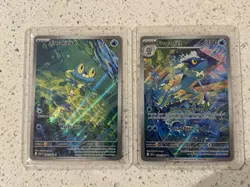 Frogadier And Froakie 89&88/86 IR Pokemon TCG Chaos Rising Illustration Rare - Image 1