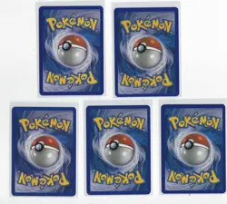 Pokemon TCG Card Pichu 93/123 - Mysterious Treasures - Non Holo LOT OF 5 NM - Image 2