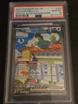 Pokemon Squawkabilly ex 264/193 Paldea Evolved Illustration Rare Holo PSA 10 - Image 1