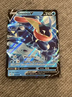 Pokemon TCG Greninja v Fusion Strike Holo Ultra Rare Card 073/264 - Image 3
