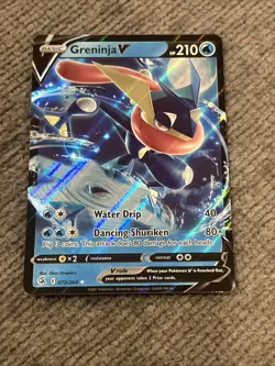Pokemon TCG Greninja v Fusion Strike Holo Ultra Rare Card 073/264 - Image 4