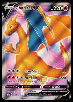 Charizard V SWSH050 Holo Sword & Shield Promo Pokemon Card - Image 1