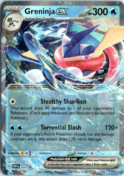 [Holo] Greninja ex Promo SV: Scarlet & Violet Promo Cards 054 NM - Image 1