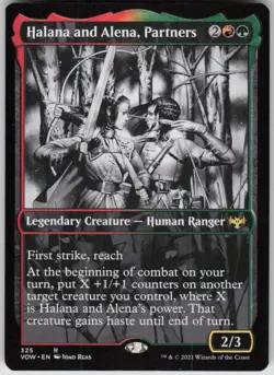 Halana and Alena, Partners (Showcase) R Innistrad: Crimson Vow 325 LP - Image 1