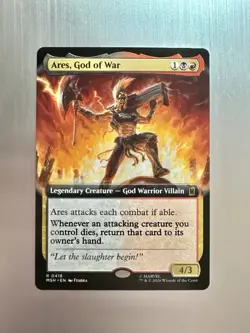 Ares, God Of War - 418 - MTG: Marvel Super Heroes - Extended Art - Rare - Image 1