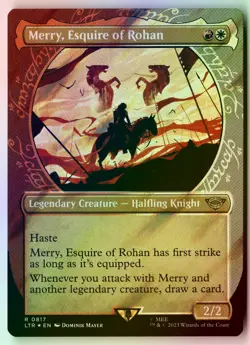 Merry, Esquire of Rohan Showcase Surge Foil 817 The Lord of the Rings NM/LP - Image 1