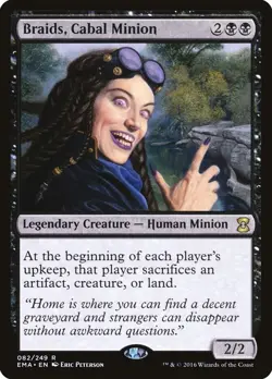 Braids, Cabal Minion 82 R Foil Eternal Masters NM/LP - Image 1