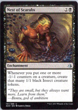 Nest of Scarabs 101 U Amonkhet NM - Image 1