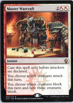 Master Warcraft 92 R Guilds of Ravnica: Guild Kits NM - Image 1