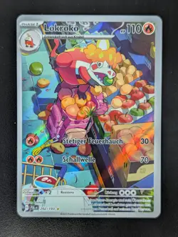 Pokemon Karte Lokroko 202/193 Entwicklungen in Paldea Deutsch NM - Image 1
