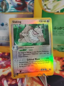 Pokemon Karte Card Slaking Letarking Ex Ruby Saphire Reverse Holo Wotc NM Rubin - Image 1