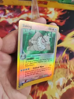 Pokemon Karte Card Slaking Letarking Ex Ruby Saphire Reverse Holo Wotc NM Rubin - Image 3