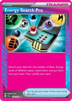 Energy Search Pro 176/191 - Surging Sparks - Pokemon TCG - ACE SPEC Rare - Image 1