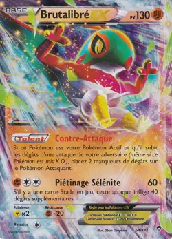 Brutalibre Ex - XY3:Poings Furieux - 64/111 - Carte Pokemon Francaise - Image 1