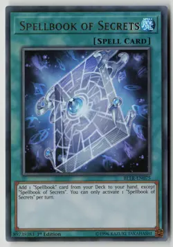 Yugioh Spellbook of Secrets BLLR-EN075 1st Edition Ultra Rare NM - Image 1