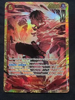 ONE PIECE TCG Portgas D. Ace OP16-118 SEC The Time of Battle ENGLISH - Image 1