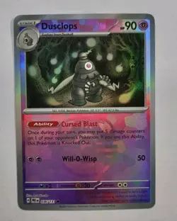 Pokemon TCG Prismatic evolutions Dusclops Masterball 036/131 English *NEAR MINT* - Image 1