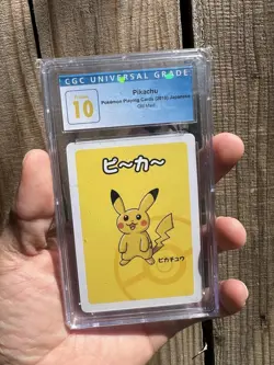 Pokemon CGC10 PRISTINE Pikachu 2023 Old Maid Japanese - Image 1