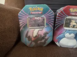 Pokemon Knock Out Snorlax, Mimikyu, Darkrai, Collector's Tin Factory Sealed Rare - Image 4