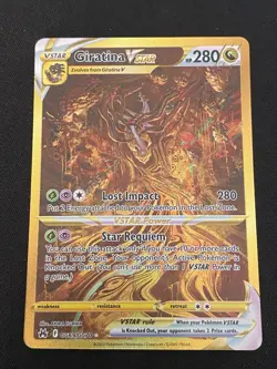 2023 Pokemon SWSH Crown Zenith Secret Giratina VStar #GG69/GG70 NM Condition - Image 1