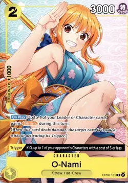 O-Nami (Welcome Pack Vol. 2) R One Piece Promotion Cards OP06-101 One Piece TCG - Image 1
