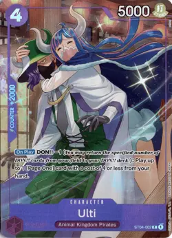 Ulti Premium Card Collection -Best Selection Vol. 3 One Piece Promotion ST04-002 - Image 1