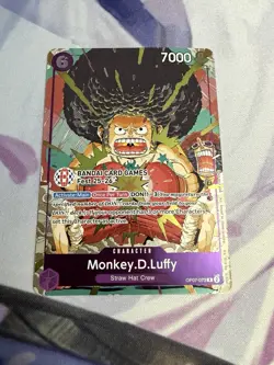One Piece CCG Monkey.D.Luffy OP07-073 Bandai Card Games Fest 25-26 Promo Eng - Image 1