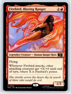 Firebird, Blazing Ranger - NM - Commander: Marvel Super Heroes - MTG - MSC - Image 1