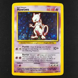 Mewtwo 10/102 Holo - Base Set - Pokemon Card - Image 1
