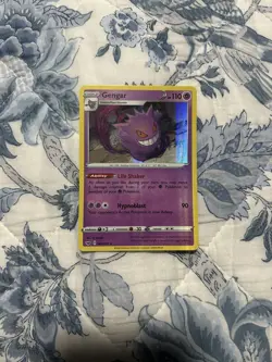 Pokemon Gengar Holo Rare Card 085/202 Swsh01: Sword & Shield Base Set - Image 1