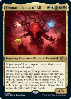 MTG magic 1x Omnath, Locus of All FOIL (M/NM) March of the Machine - Image 1